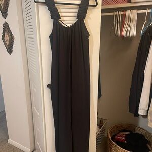 ADORA Black Halter Jumpsuit